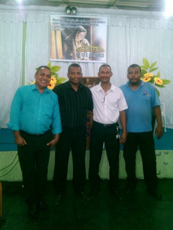 Pr Valmir, Pr Itamar, Pr Ailton e Pr Daniel